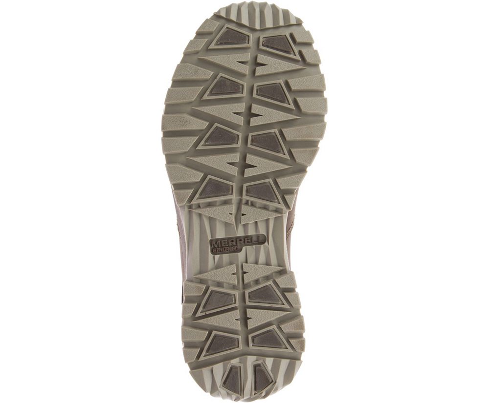 Merrell Slip Ons Brown - Icepack Guide Moc Polar Waterproof - Womens 05USLVMPC
